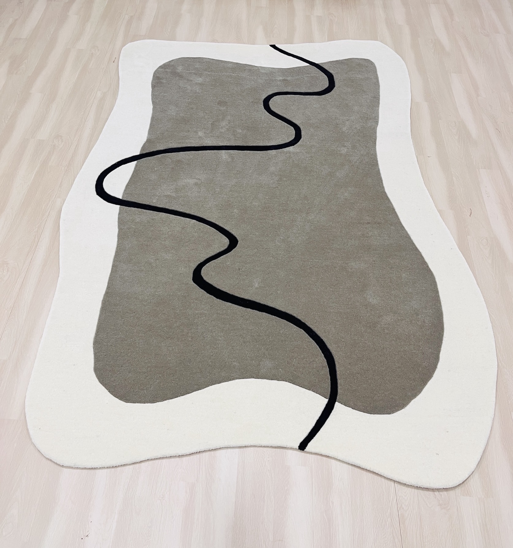 Soft Hand Tufted Wool Rug - Code: TRK-HT-1025